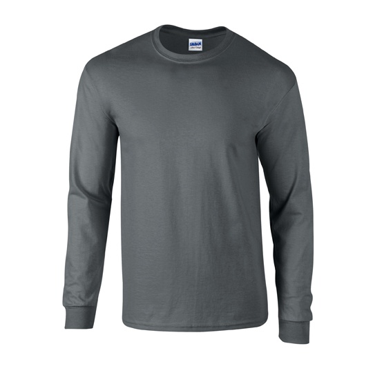 Koszulka z dlugim rekawem Klasyczna Bawelna Ultra G2400 - Charcoal (Solid)