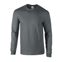Koszulka z długim rękawem Klasyczna Bawełna Ultra G2400 - Charcoal (Solid)