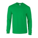 Koszulka z długim rękawem Klasyczna Bawełna Ultra G2400 - Irish Green