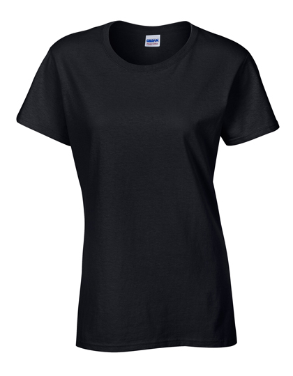 T-shirt Damski Slim Bawelniany G5000L - Black