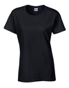 T-shirt Damski Slim Bawełniany G5000L - Black