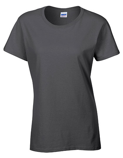 T-shirt Damski Slim Bawelniany G5000L - Dark Heather