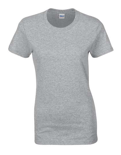 T-shirt Damski Slim Bawelniany G5000L - Sport Grey (Heather)