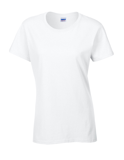 T-shirt Damski Slim Bawelniany G5000L - White