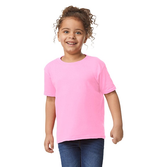 Koszulka Klasyczna Bawelniana Dziecieca G5100P - Light Pink