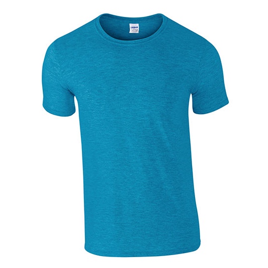 T-shirt Klasyczny Bawelniany z Poliestrem G64000 - Antique Sapphire (Heather)