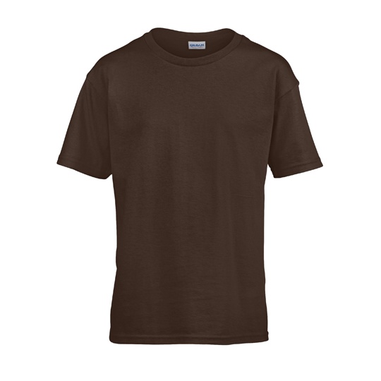 T-shirt Klasyczny Bawelniany z Poliestrem G64000 - Dark Chocolate
