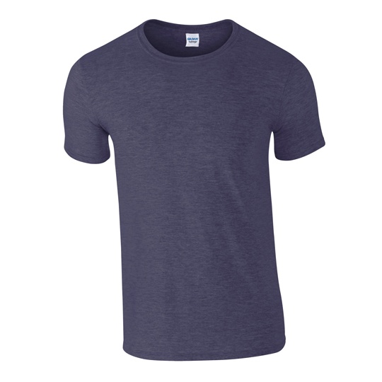 T-shirt Klasyczny Bawelniany z Poliestrem G64000 - Heather Navy
