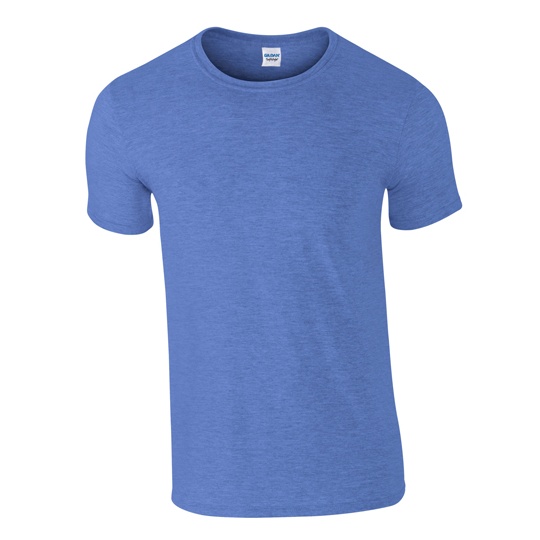 T-shirt Klasyczny Bawelniany z Poliestrem G64000 - Heather Royal