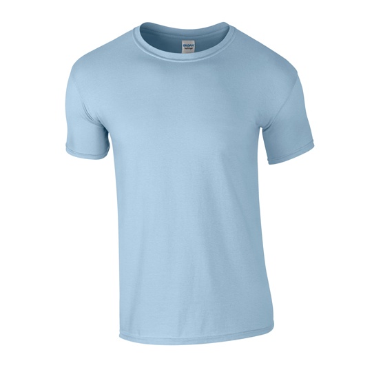 T-shirt Klasyczny Bawełniany z Poliestrem G64000 - Light Blue