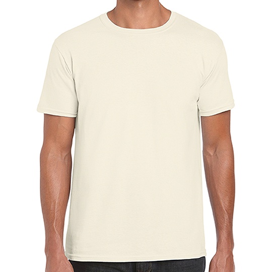 T-shirt Klasyczny Bawelniany z Poliestrem G64000 - Natural