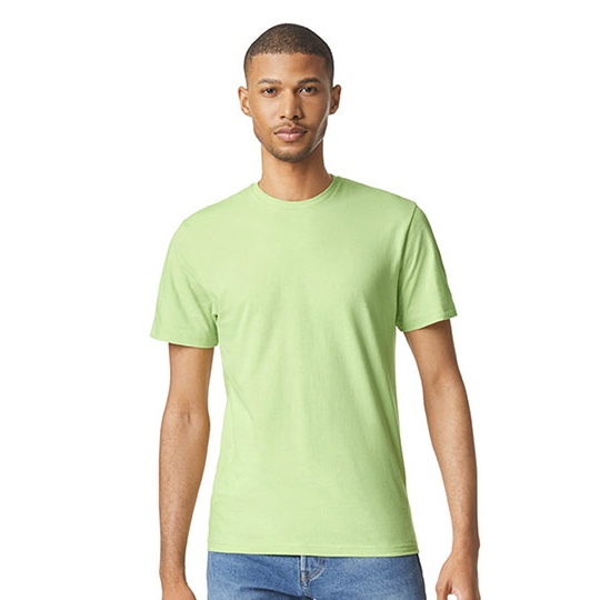 T-shirt Klasyczny Bawełniany z Poliestrem G64000 - Pistachio