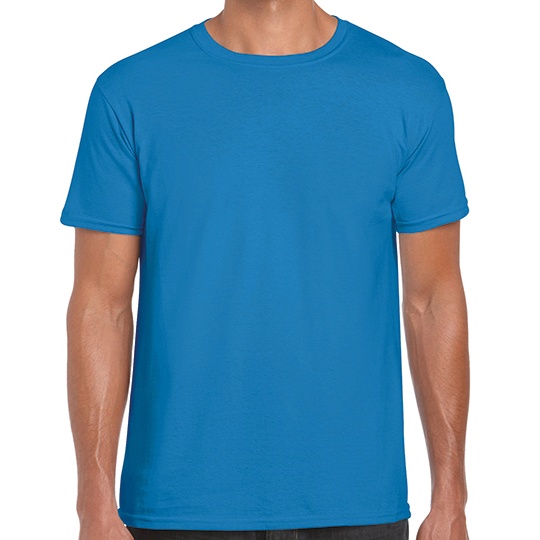 T-shirt Klasyczny Bawelniany z Poliestrem G64000 - Sapphire
