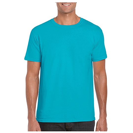 T-shirt Klasyczny Bawelniany z Poliestrem G64000 - Tropical Blue