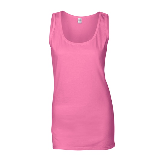 Top Damski Dopasowany Bawełniany G64200L - Azalea