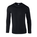 Koszulka Unisex Długi Rękaw Bawełniana G64400 - Black