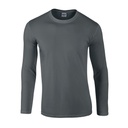 Koszulka Unisex Długi Rękaw Bawełniana G64400 - Charcoal (Solid)