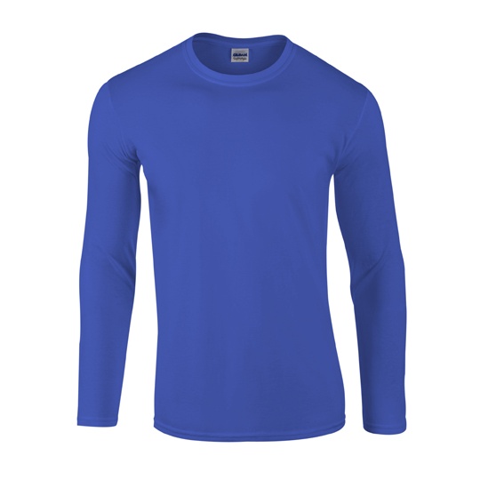 Koszulka Unisex Dlugi Rekaw Bawelniana G64400 - Royal