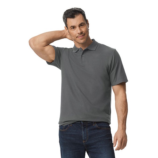 Koszulka Polo Klasyczna Pika Bawelniana G64800 - Charcoal (Solid)