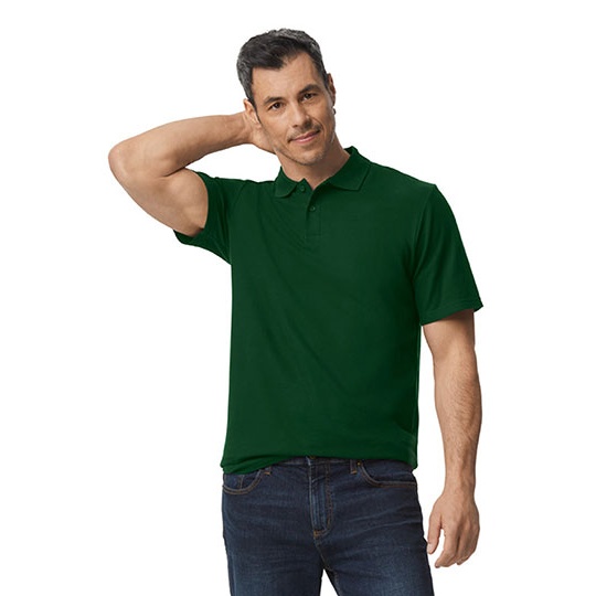 Koszulka Polo Klasyczna Pika Bawelniana G64800 - Forest Green