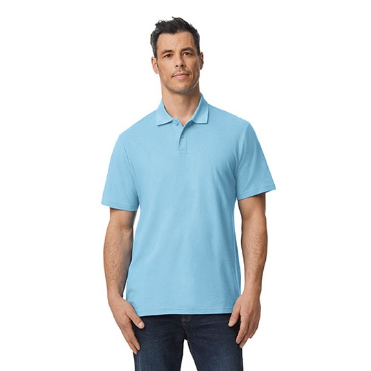 Koszulka Polo Klasyczna Pika Bawelniana G64800 - Light Blue