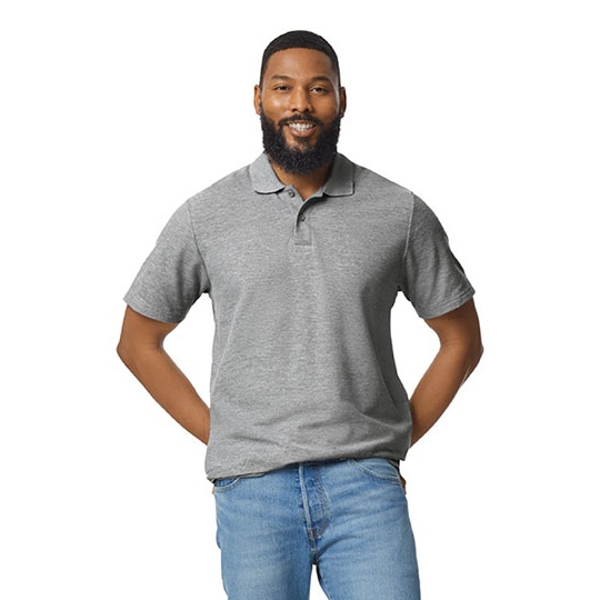 Koszulka Polo Klasyczna Pika Bawełniana G64800 - Sport Grey (Heather)