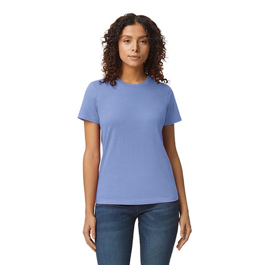 T-shirt Damski Slim Bawelniany G65000L - Violet