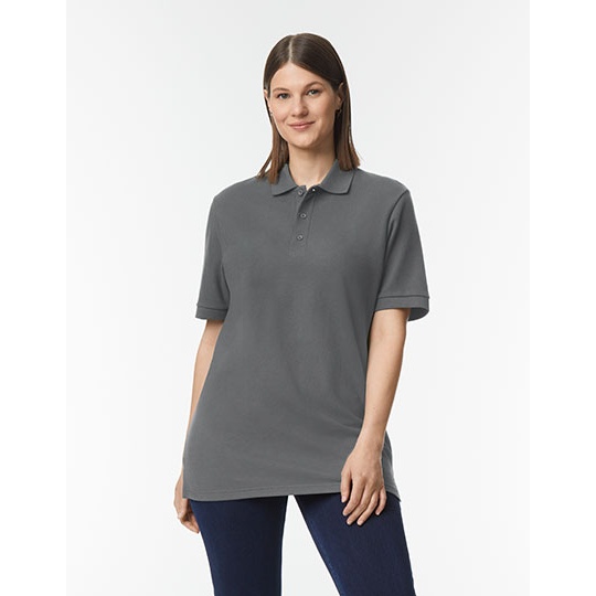 Koszulka Polo Unisex Klasyczna Bawełna Pika G85800 - Charcoal (Solid)
