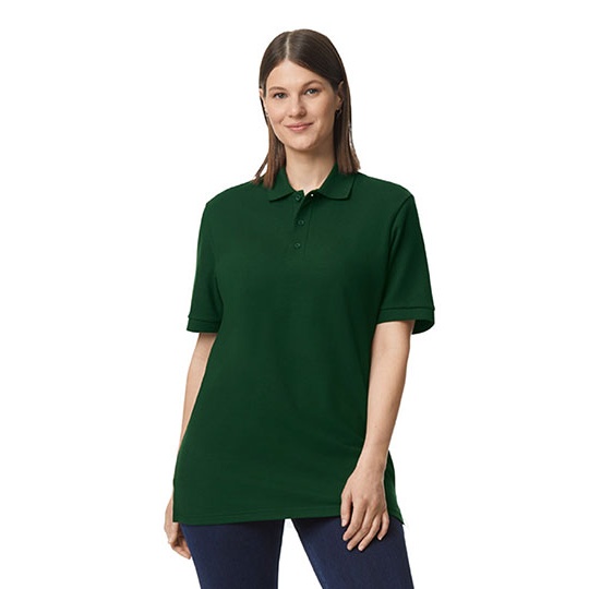 Koszulka Polo Unisex Klasyczna Bawelna Pika G85800 - Forest Green