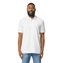 Koszulka Polo Unisex Klasyczna Bawełna Pika G85800 - White