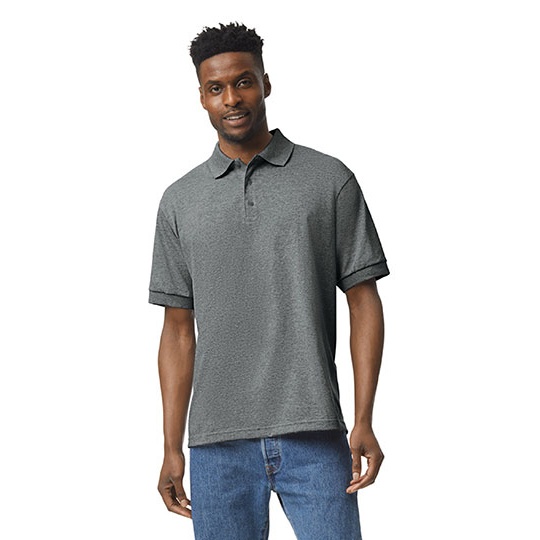 Koszulka polo unisex G8800 - Graphite Heather