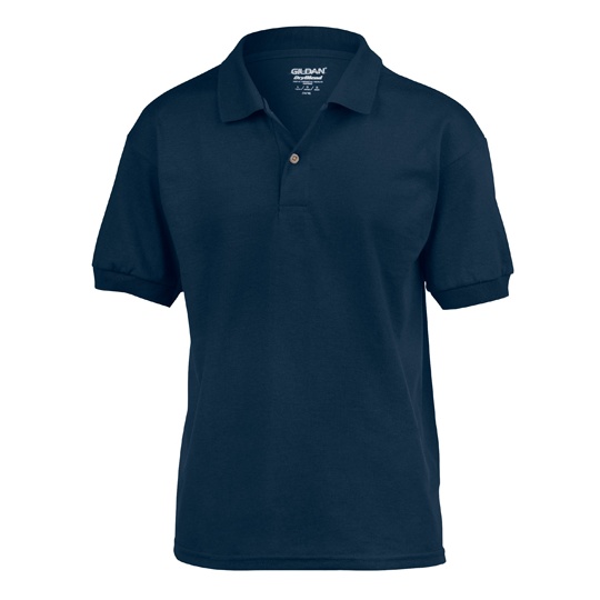Polo Mlodziezowe Klasyczne DryBlend Odprowadzajace Wilgoc G8800K - Navy