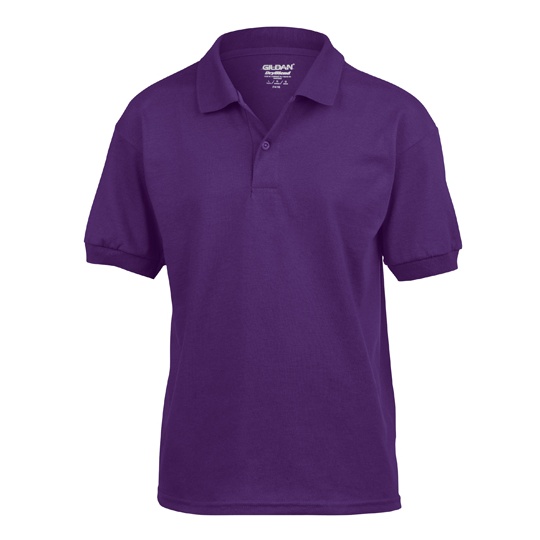Polo Mlodziezowe Klasyczne DryBlend Odprowadzajace Wilgoc G8800K - Purple