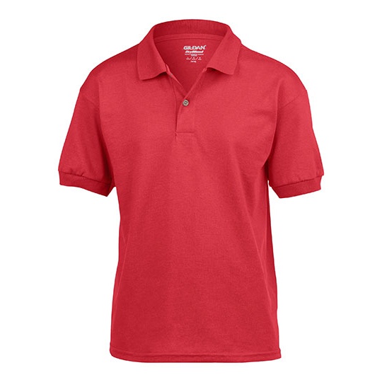 Polo Mlodziezowe Klasyczne DryBlend Odprowadzajace Wilgoc G8800K - Red