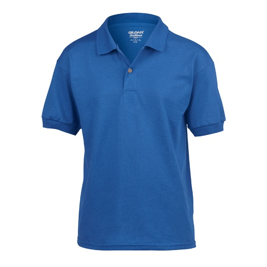 Polo Mlodziezowe Klasyczne DryBlend Odprowadzajace Wilgoc G8800K - Royal