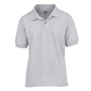 Polo Mlodziezowe Klasyczne DryBlend Odprowadzajace Wilgoc G8800K - Sport Grey (Heather)