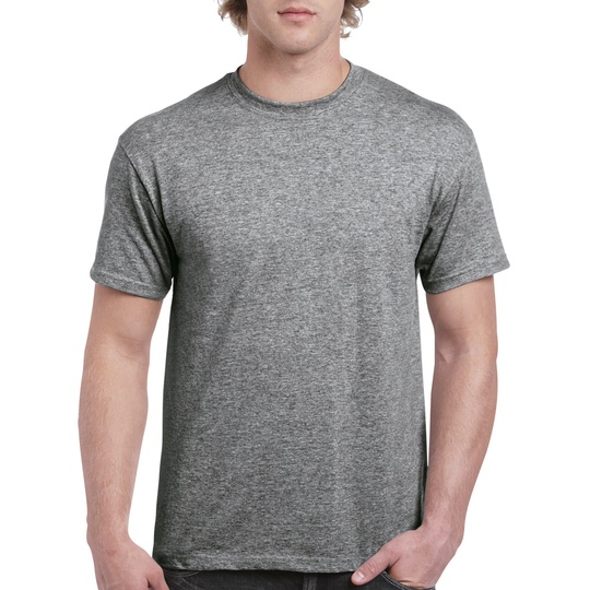 T-shirt Unisex Klasyczny Bawelna Ring-Spun GH000 - Graphite Heather