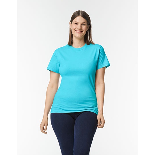 T-shirt Unisex Klasyczny Bawełna Ring-Spun GH000 - Lagoon Blue
