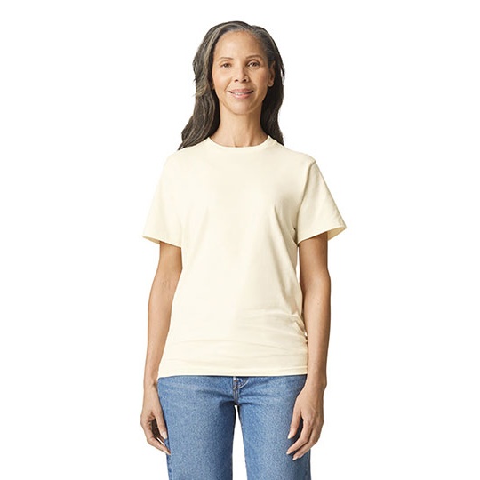 T-shirt Unisex Klasyczny Bawelna Ring-Spun GH000 - Off White