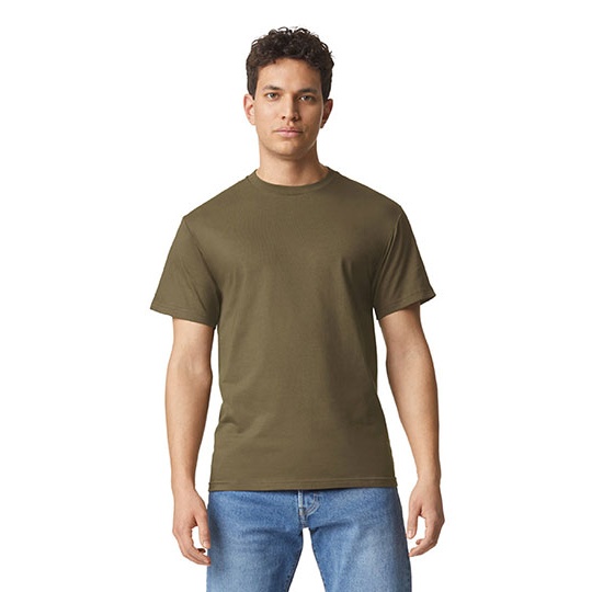T-shirt Unisex Klasyczny Bawelna Ring-Spun GH000 - Olive