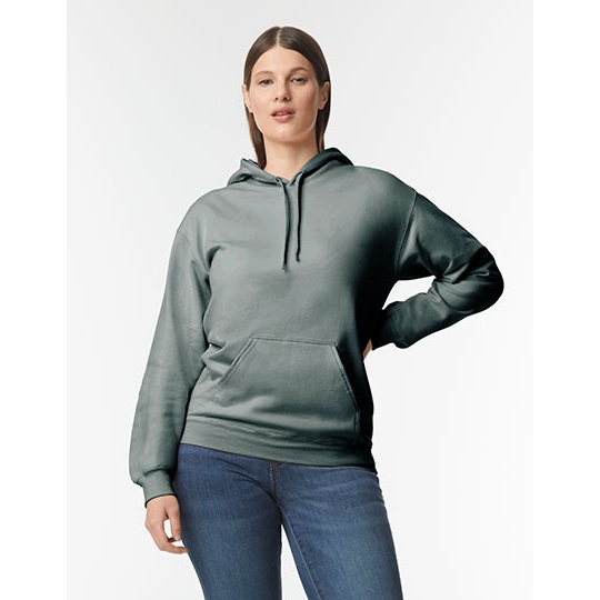 Bluza Klasyczna Bawelniana Szczotkowana Unisex GSF500 - Dark Heather