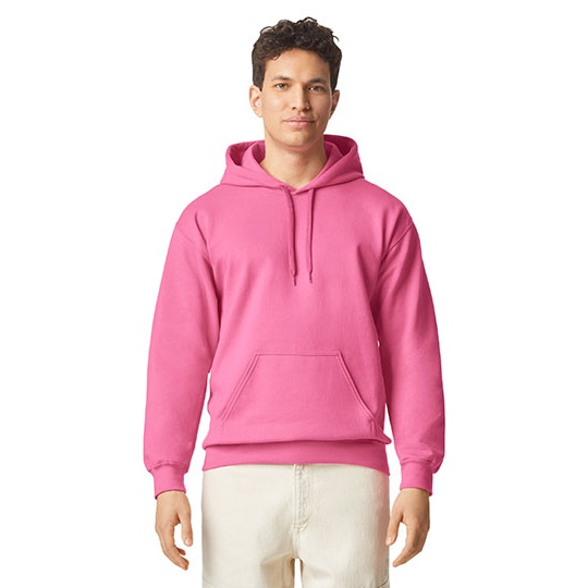 Bluza Klasyczna Bawelniana Szczotkowana Unisex GSF500 - Pink Lemonade