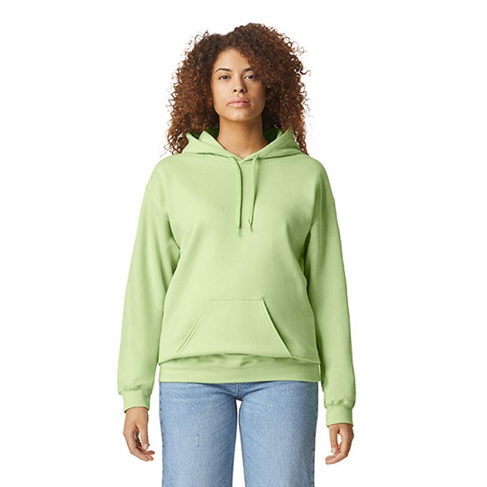 Bluza Klasyczna Bawelniana Szczotkowana Unisex GSF500 - Pistachio