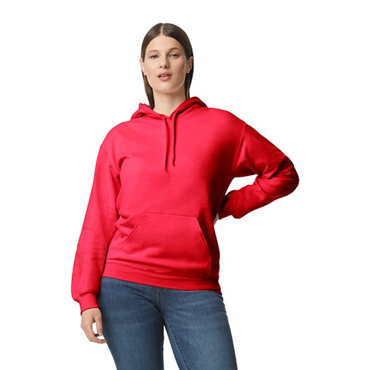 Bluza Klasyczna Bawelniana Szczotkowana Unisex GSF500 - Red