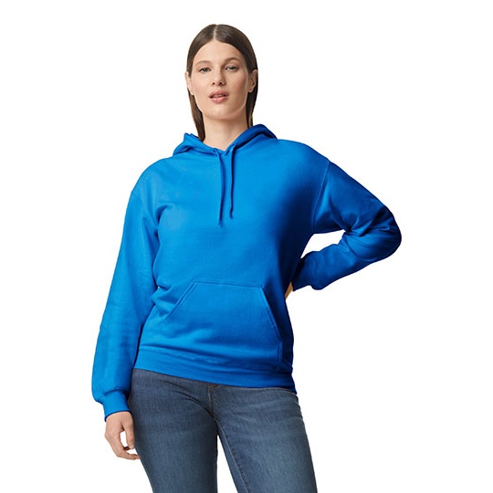 Bluza Klasyczna Bawelniana Szczotkowana Unisex GSF500 - Royal