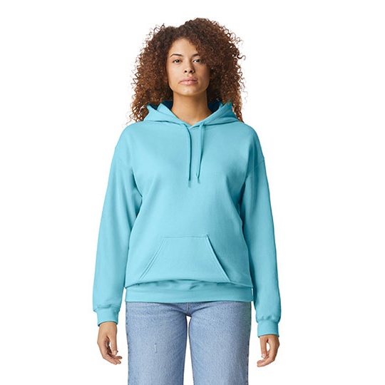 Bluza Klasyczna Bawełniana Szczotkowana Unisex GSF500 - Sky