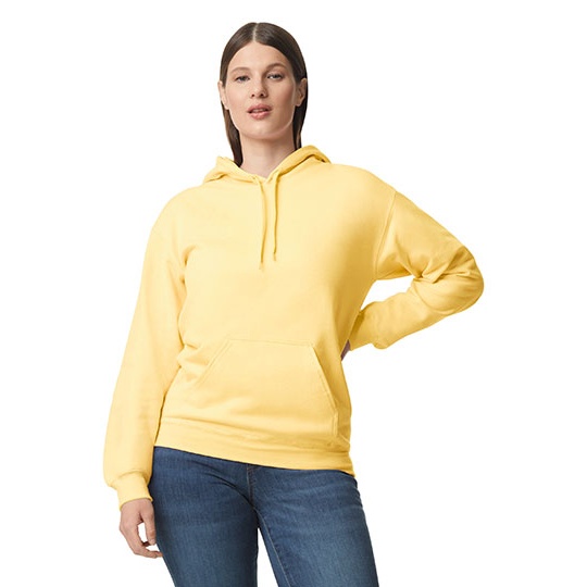 Bluza Klasyczna Bawelniana Szczotkowana Unisex GSF500 - Yellow Haze