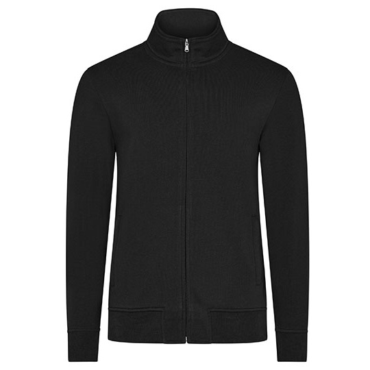 Bluza Rozpinana Klasyczna Bawełna Czesana HRM1001 - Black