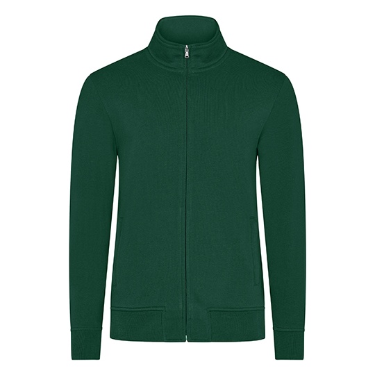 Bluza Rozpinana Klasyczna Bawelna Czesana HRM1001 - Bottle Green