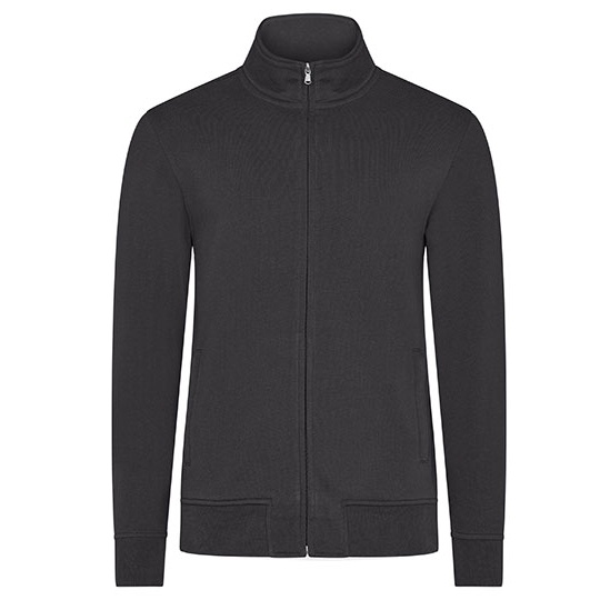 Bluza Rozpinana Klasyczna Bawelna Czesana HRM1001 - Dark Grey